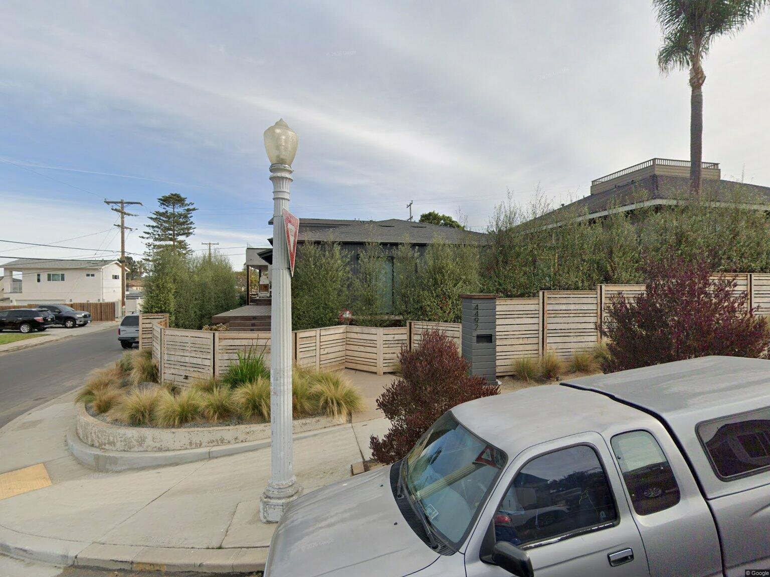 Residential property at 4492 Granger Street with landscaped front yard