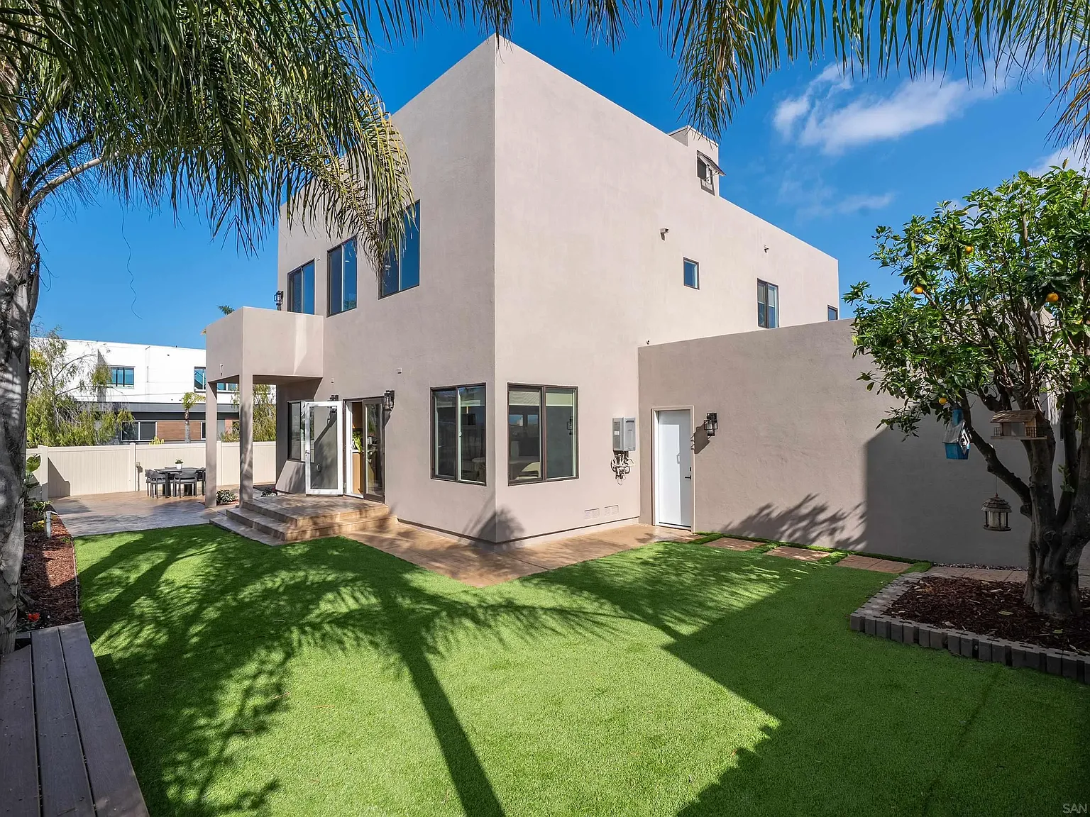Modern residential exterior at 4593 Coronado Avenue in San Diego