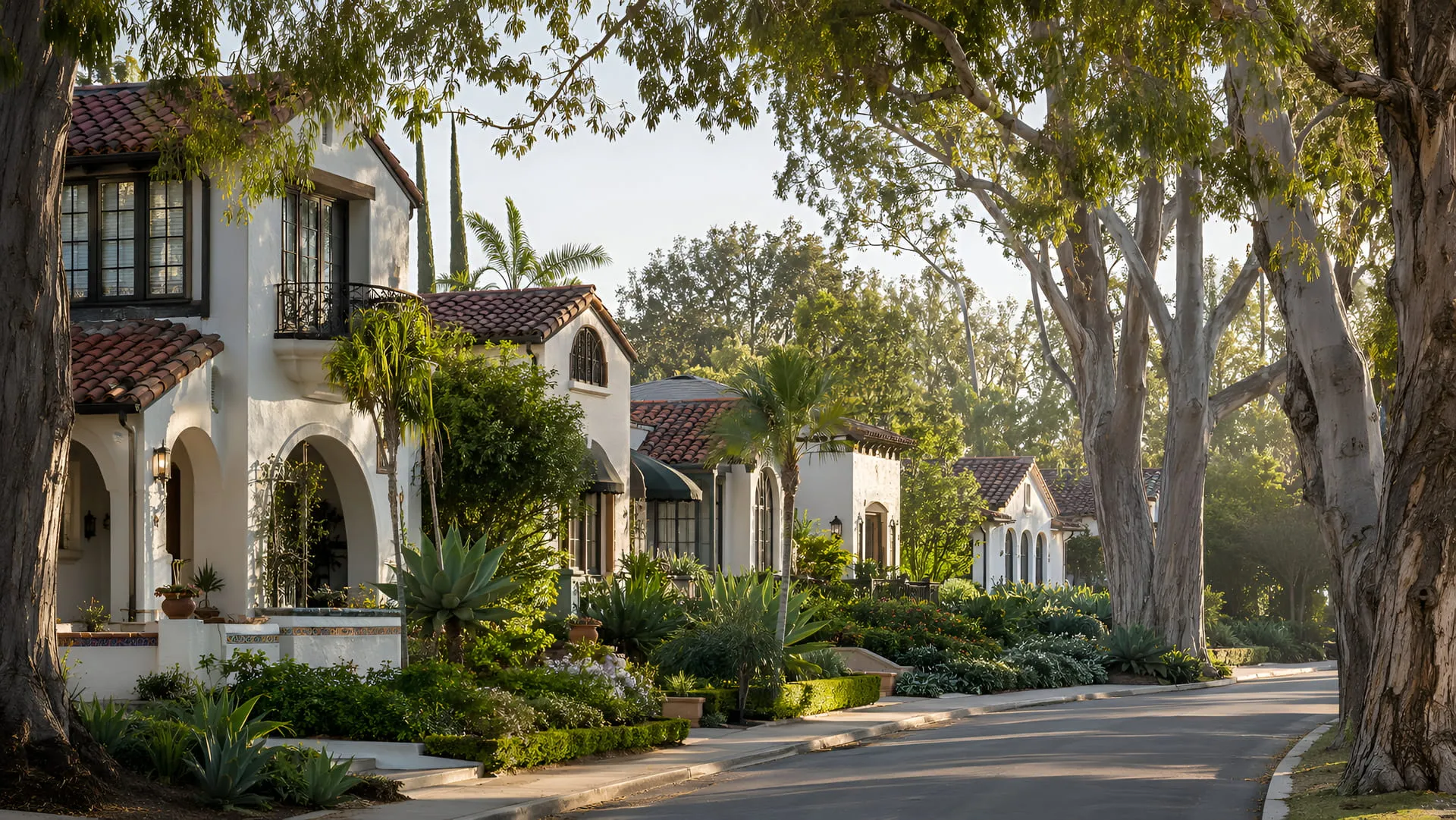 Charming San Diego home with landscaped front yard and mature trees